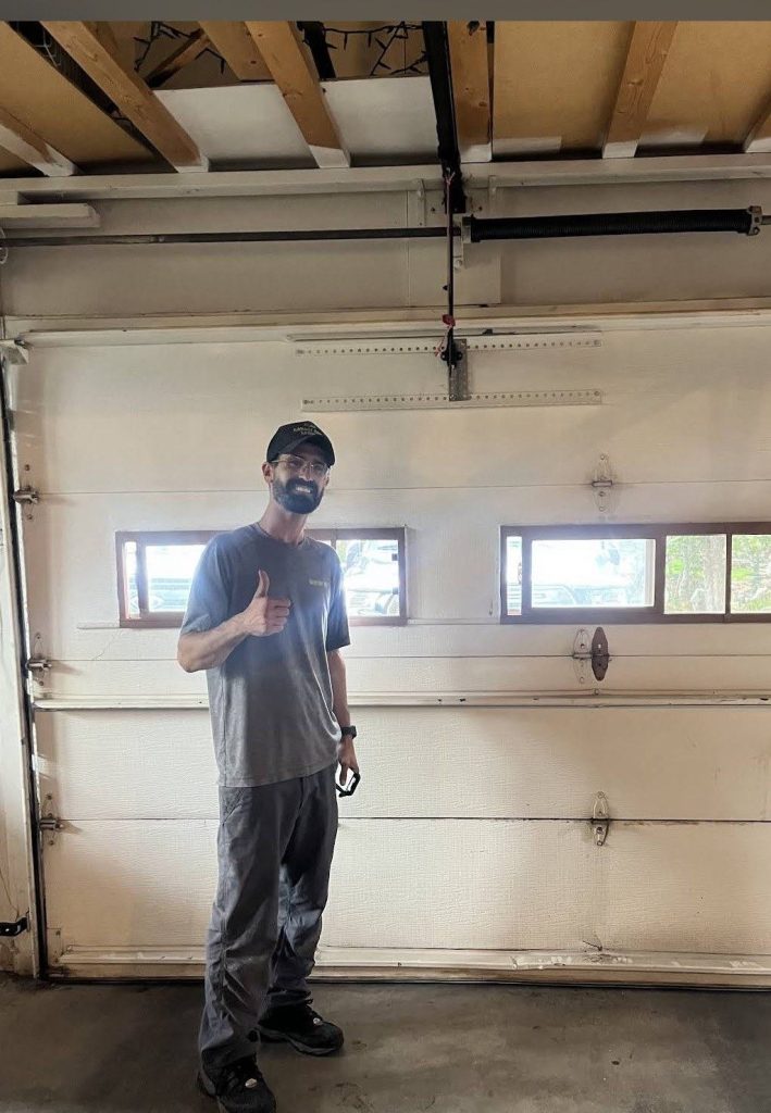 New garage door opener installed